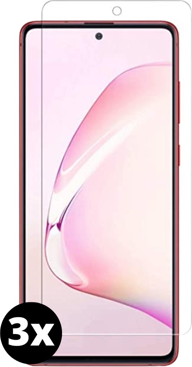 Fooniq Screenprotector 3x - Geschikt Voor Samsung Galaxy Note 10 Lite