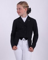 QHP Wedstrijdjas Dehlia Junior - maat 140 - black