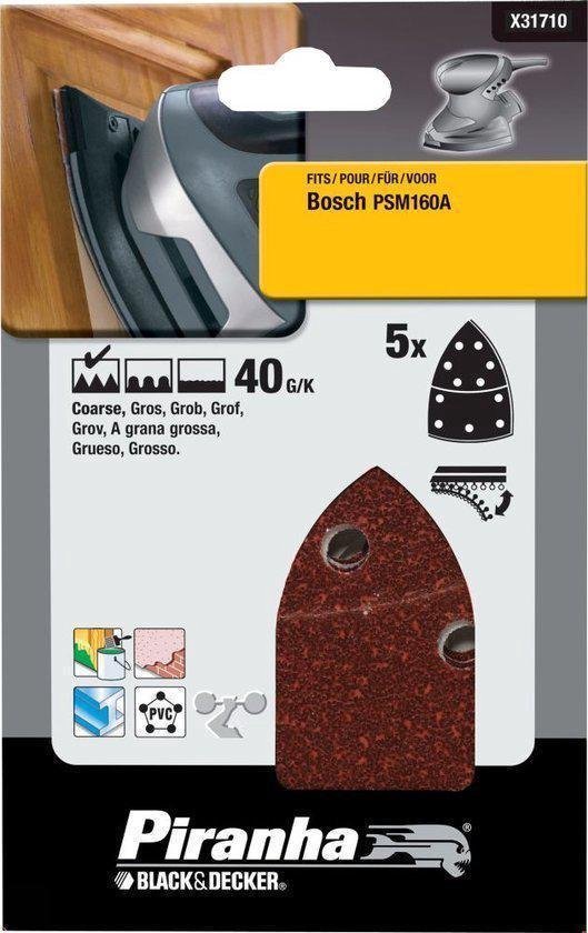 Foto: Piranha schuurstroken bosch psm 40k 5 stuks x31710