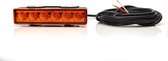 M-tech LED Zwaailamp - 7,3W - Oranje / geel - 10V-33V