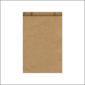 1000 stuks | Kraft zakjes - Cadeau zakjes - wenskaart zakjes - fournituren zakjes | bruin 10 x 16 cm