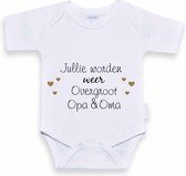 Baby Romper - Jullie worden weer overgroot opa en oma - Zwangerschap aankondigen - Bekendmaking zwangerschap - Zwangerschapsaankondiging