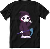 Halloween T-Shirt | Horror Liefhebber Kleding Kado Heren / Dames | Perfect Weerwolf , Monster , Vleermuis en Pompoen Cadeau Shirt | Grappige Zinnen, Spreuken en Teksten | Maat 3XL