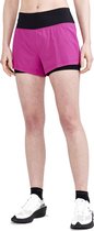 Craft Adv Essence 2-in-1 Short Dames - Sportbroeken - roze - maat S