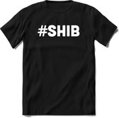 #SHIB Shiba inu T-Shirt | Crypto ethereum kleding Kado Heren / Dames | Perfect cryptocurrency munt Cadeau shirt Maat S