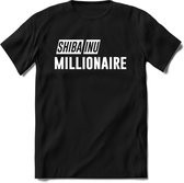 Shiba inu millionaire T-Shirt | Crypto ethereum kleding Kado Heren / Dames | Perfect cryptocurrency munt Cadeau shirt Maat XL