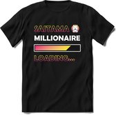 Saitama Millionare Loading T-Shirt | Saitama Inu Wolfpack Crypto Ethereum kleding Kado Heren / Dames | Perfect Cryptocurrency Munt Cadeau Shirt Maat S