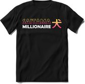Saitama Millionaire T-Shirt | Saitama Inu Wolfpack Crypto Ethereum kleding Kado Heren / Dames | Perfect Cryptocurrency Munt Cadeau Shirt Maat XL