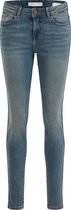 WE Fashion Dames mid rise skinny jeans met stretch