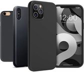 iPhone 13 pro - silicone case - zwart