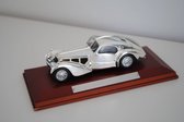 Bugatti Coupe Atlantic (Zilver) (10 cm) 1/43 Silver-Cars Collection - Modelauto - Schaalmodel - Model auto - Miniatuurauto