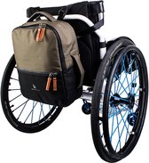 Kinetic Balance rolstoeltas Short - Groen/Zwart - 15L - 36 x 30 x 12 cm