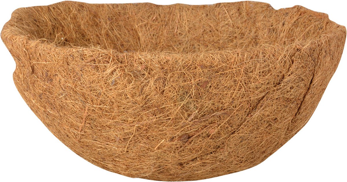 Esschert Design Voorgevormde inlegvel kokos voor hanging basket - D30 cm - kokosinleggers / plantenbak van kokos