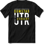 Utrecht - Domstad | TSK Original & vintage | T-Shirt Heren - Dames | Geel | Perfect Cadeau Shirt | Grappige Spreuken - Zinnen - Teksten | Maat L