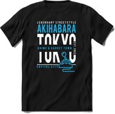 Tokyo - Akihabara | TSK Original & vintage | T-Shirt Heren - Dames | Blauw | Perfect Cadeau Shirt | Grappige Spreuken - Zinnen - Teksten | Maat 3XL