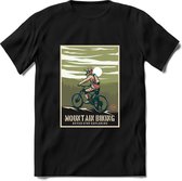 Mountain Biking | TSK Studio Mountainbike kleding Sport T-Shirt | Groen | Heren / Dames | Perfect MTB Verjaardag Cadeau Shirt Maat XL