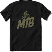 MTB Rider | TSK Studio Mountainbike kleding Sport T-Shirt | Groen | Heren / Dames | Perfect MTB Verjaardag Cadeau Shirt Maat 3XL