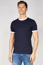 Gabbiano T-shirt Cotton Stretch T Shirt Met Allover Print 152576  Navy Mannen Maat - XXL