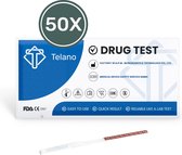 Telano Drugstest 50 stuks Cannabis THC (Wiet Marihuana) Drugtesten Urine Strips