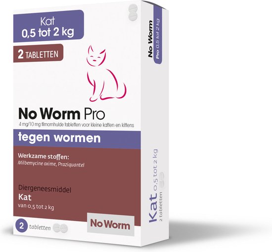 Exil No Worm Pro - Kitten - 2 tabletten