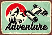 Wandbord - Adventure - 20x30cm