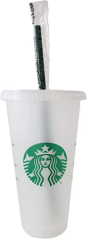 gedragen Stevenson Impasse Starbucks Beker - Drinkbeker - Met Rietje en Deksel - Herbruikbaar-  ijskoffie beker-... | bol.com
