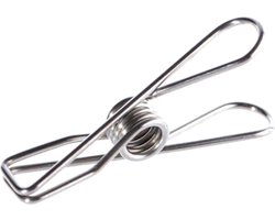 RVS Wasknijpers – 10 Stuks – 5 cm – Roestvrij Staal – Sterke Wasknijpers voor Binnen & Buiten – Duurzaam en Roestbestendig - FSW-Products