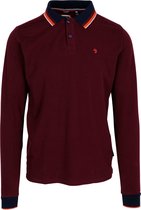 J&JOY - Poloshirt Mannen Moraine Lake Bordeaux