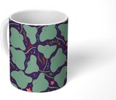 Mok - Koffiemok - Dieren - Patronen - Rog - Mokken - 350 ML - Beker - Koffiemokken - Theemok