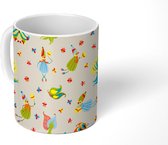 Mok - Koffiemok - Fee - Bloemen - Bomen - Mokken - 350 ML - Beker - Koffiemokken - Theemok