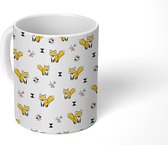 Mok - Koffiemok - Patronen - Vos - Origami - Mokken - 350 ML - Beker - Koffiemokken - Theemok