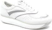 Joya, SYDNEY II WHITE, 922SNE, Witte dames sneaker met schokdempende zolen wijdte H