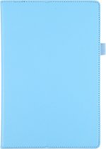 PU Kunstleer-Hoes Map voor Samsung Galaxy Tab A8 10.5 Lichtblauw