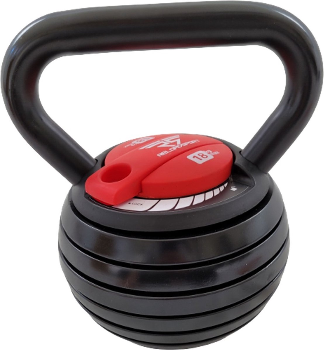 ReloadSport - Verstelbare kettlebell - 18KG - Adjustable - Fitness - Kettlebell - Sportief - Keastcadeau