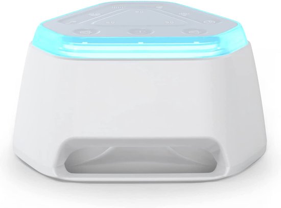 Sounix 4-in-1 Witte Ruis Machine - Grijze Slaaphulp Met LED Wekker En Bluetooth Luidspreker