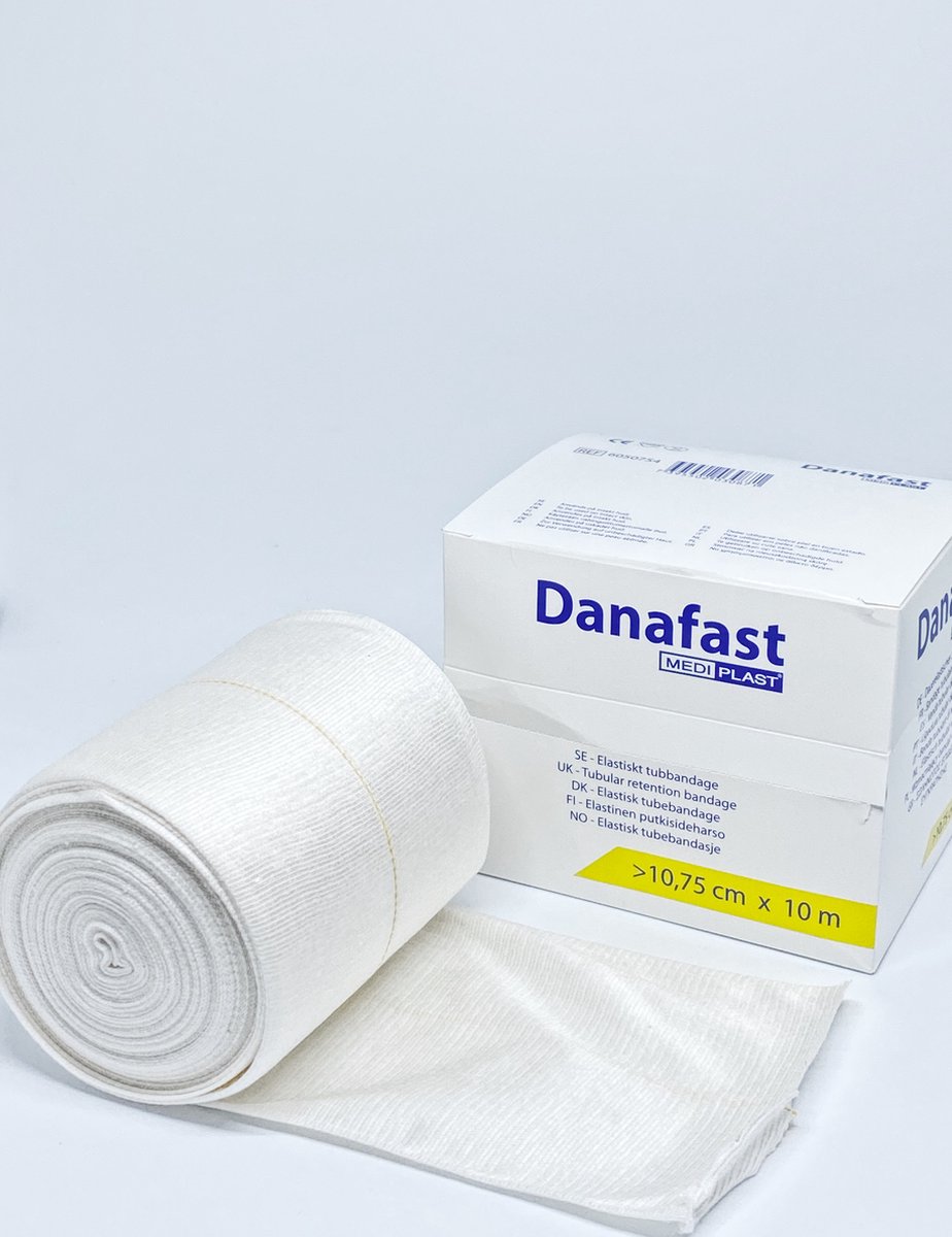 Goedkoopste Danafast Buisverband Single-way stretch 12cm x 10m - Dijen en kleine bovenlichamen