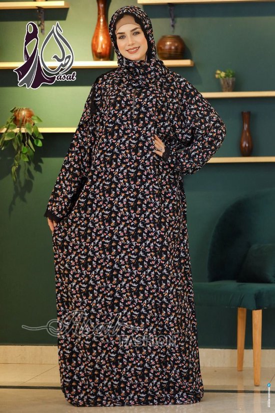 Robe de prière - jilbab femme - Robe de prière - Robe de prière avec  foulard | bol.com