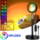 Sunset lamp  - 16 kleuren - Projector lamp - Afstandsbediening - Sfeer verlichting - Summervibes - licht projector