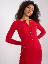 Rode Dames Kledingset van Trui en Rok Maat M
