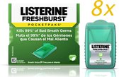 Listerine Freshburst Pocket Paks - Strips Tegen Slechte Adem - Geen Mondwater Nodig - Total Care- 8 Stuks