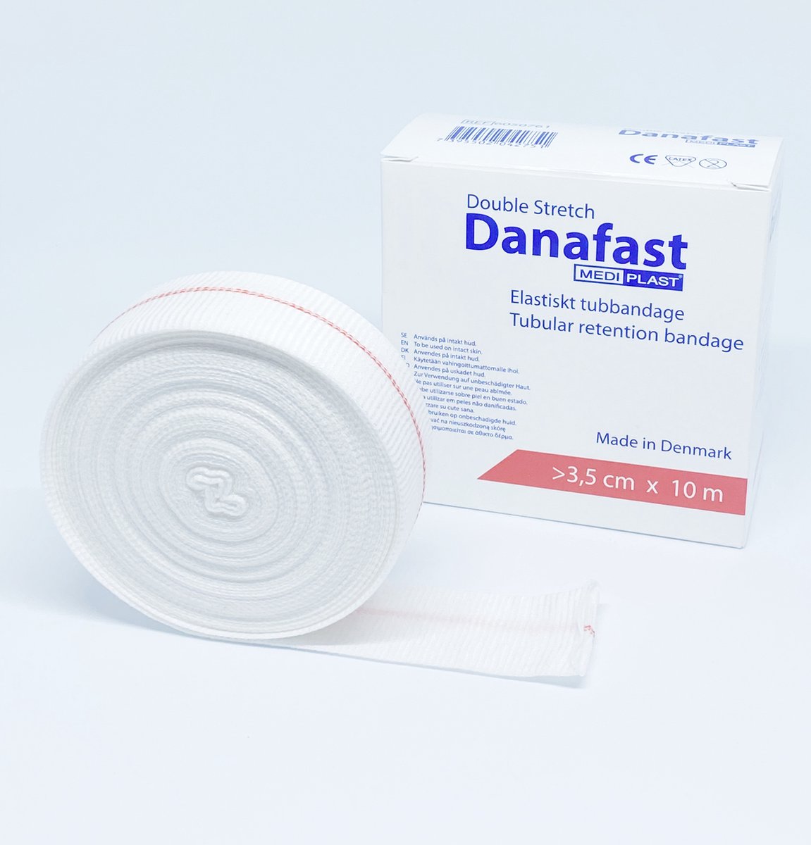 Goedkoopste Danafast Buisverband Double stretch 3,5cm voeten, handen, armen en kleine benen