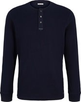 Tom Tailor Lange mouw T-shirt - 1030051 Blauw (Maat: XXXL)