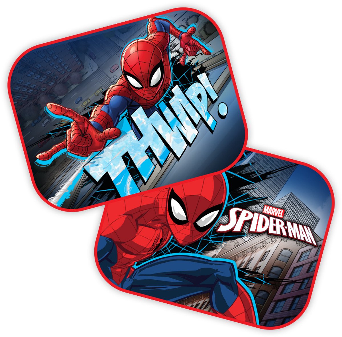 Marvel Spider-man Zonneschermen 44 X 35 Cm 2 Stuks