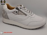 Helioform dames sneaker K-breedte, H332 wit/print, Maat 38.5