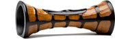 Mangobeat, natuurlijk houten luidspreker. Type windows, bruin en zwart, 25 cm.