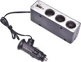 PDA power 12 Volt adapter - 3 x 12V - 1 USB