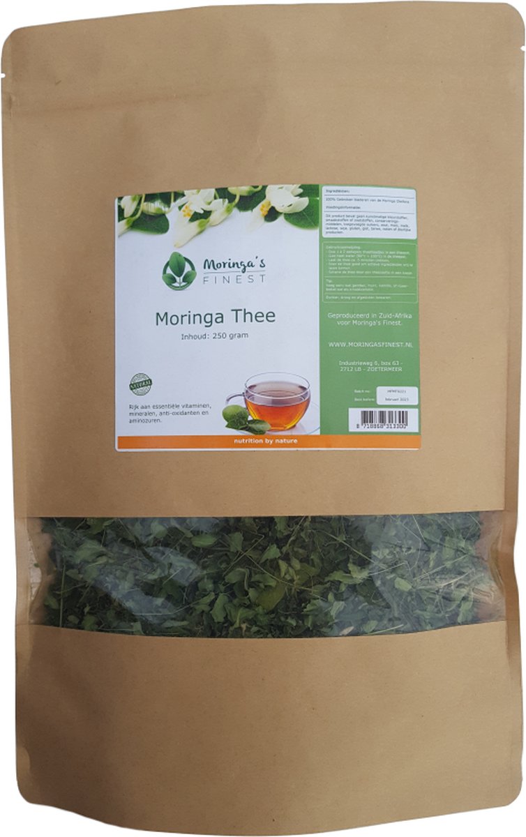 Moringa Oleifera thee 250 gram - Moringa's Finest