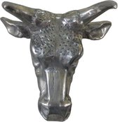 Deco4yourhome - Schedel -Bull - Old metal