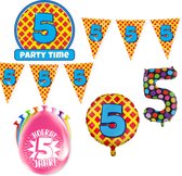 5 jaar Verjaardag Versiering Happy Party XL
