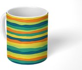 Mok - Koffiemok - Waterverf - Regenboog - Patronen - Mokken - 350 ML - Beker - Koffiemokken - Theemok
